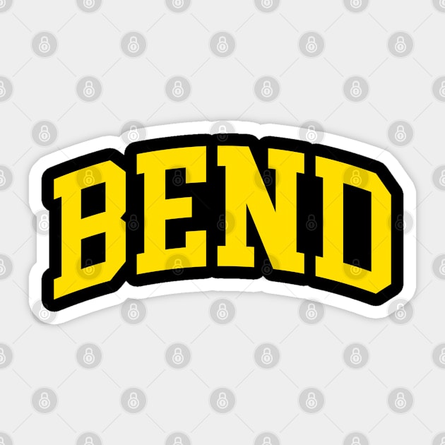 Bend Sticker by monkeyflip